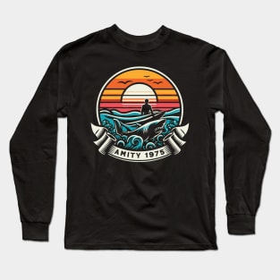 Amity 1975 Retro Fan Art Long Sleeve T-Shirt